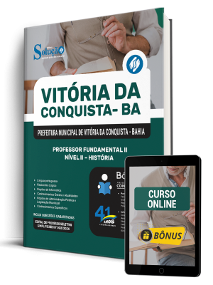 Apostila Prefeitura de Vitória da Conquista - BA 2026 - Professor Fundamental II Nível II - História