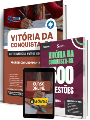 Combo Prefeitura de Vitória da Conquista - BA 2026 - Professor Fundamental I - Nível II