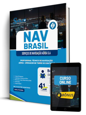 Apostila NAV Brasil 2026 - Profissional Técnico de Navegação Aérea - Operador de Torre de Controle