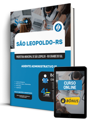 Apostila Prefeitura de São Leopoldo - RS 2026 - Agente Administrativo III
