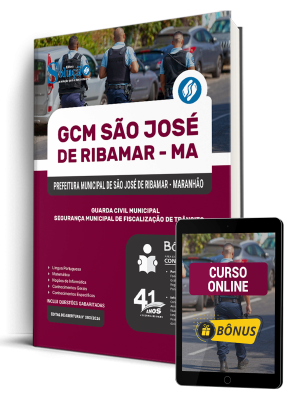 Apostila Prefeitura de São José de Ribamar-MA 2026 - Guarda Civil Municipal - Segurança Municipal De Fiscalização De Trânsito