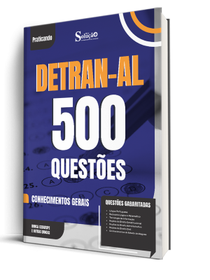 Caderno de Questões DETRAN-AL - Conhecimentos Gerais - 500 Questões Gabaritadas