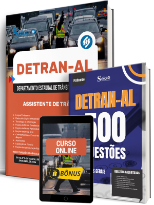 Combo DETRAN-AL 2026 - Assistente de Trânsito - Qualquer Área de Formação