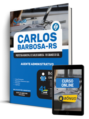 Apostila Prefeitura de Carlos Barbosa-RS 2026 - Agente Administrativo