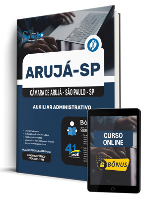 Apostila Câmara de Arujá - SP 2026 - Auxiliar Administrativo