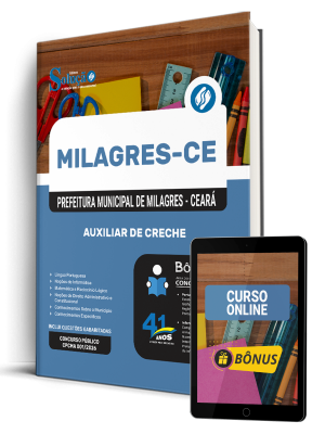 Apostila Prefeitura de Milagres-CE 2026 - Auxiliar de Creche