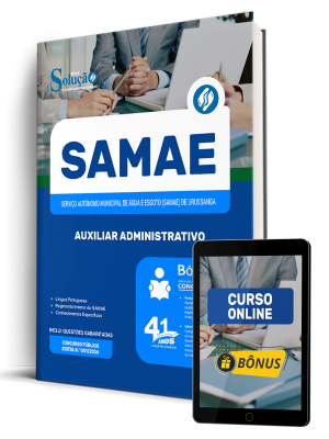 Apostila SAMAE de Urussanga-SC 2026 - Auxiliar Administrativo
