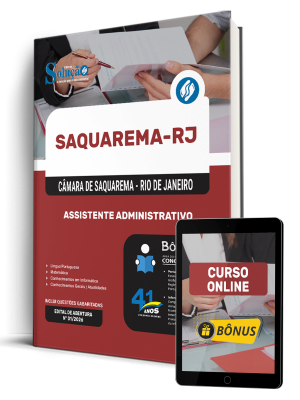 Apostila Câmara de Saquarema-RJ 2026 - Assistente Administrativo