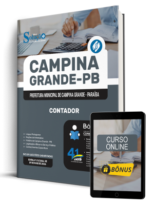 Apostila Prefeitura de Campina Grande - PB 2026 - Contador