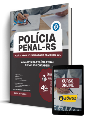 Apostila Polícia Penal-RS 2026 - Analista da Polícia Penal - Ciências Contábeis