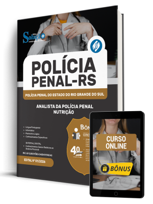 Apostila Polícia Penal-RS 2026 - Analista da Polícia Penal - Nutrição