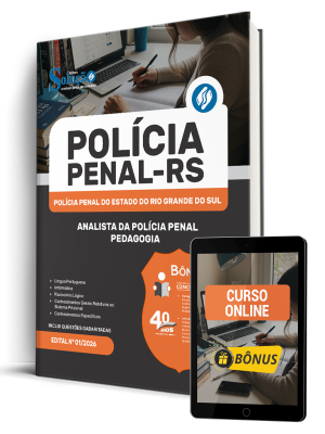 Apostila Polícia Penal-RS 2026 - Analista da Polícia Penal - Pedagogia