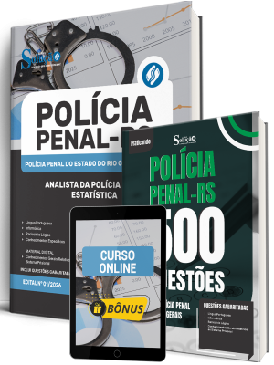Combo Polícia Penal-RS 2026 - Analista da Polícia Penal - Estatística
