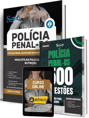 Combo Polícia Penal-RS 2026 - Analista da Polícia Penal - Nutrição