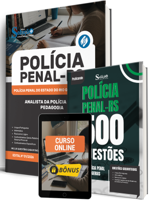 Combo Polícia Penal-RS 2026 - Analista da Polícia Penal - Pedagogia