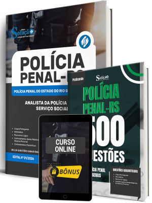 Combo Polícia Penal-RS 2026 - Analista da Polícia Penal - Serviço Social