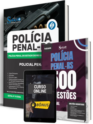 Combo Polícia Penal-RS 2026 - Policial Penal
