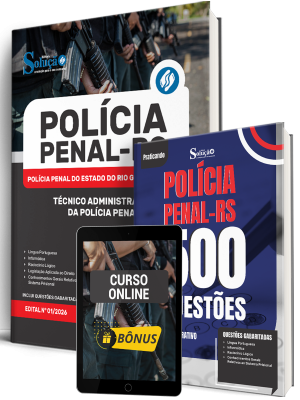Combo Polícia Penal-RS 2026 - Técnico Administrativo da Polícia Penal