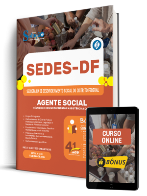 Apostila SEDES-DF 2026 - Técnico em Desenvolvimento e Assistência Social (TDAS) - Agente Social