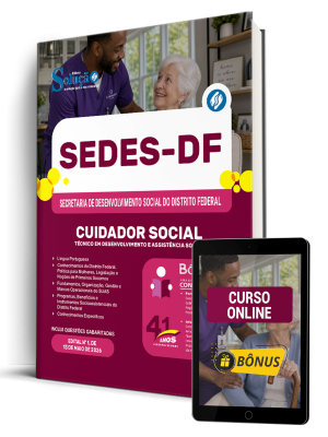 Apostila SEDES-DF 2026 - Técnico em Desenvolvimento e Assistência Social (TDAS) - Cuidador Social