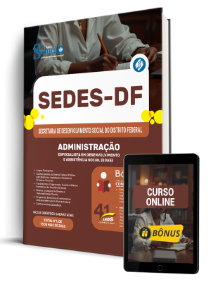 Apostila SEDES-DF 2026 - Especialista em Desenvolvimento e Assistência Social (EDAS) - Administração