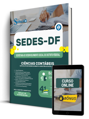 Apostila SEDES-DF 2026 - Especialista em Desenvolvimento e Assistência Social (EDAS) - Ciências Contábeis