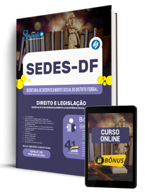 Apostila SEDES-DF 2026 - Especialista em Desenvolvimento e Assistência Social (EDAS) - Direito e Legislação
