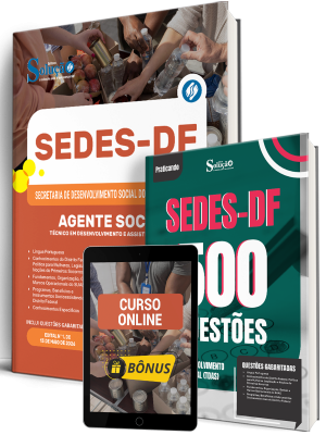 Combo SEDES-DF 2026 - Técnico em Desenvolvimento e Assistência Social (TDAS) - Agente Social