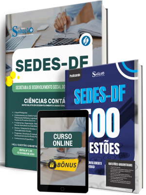 Combo SEDES-DF 2026 - Especialista em Desenvolvimento e Assistência Social (EDAS) - Ciências Contábeis