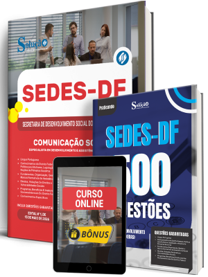 Combo SEDES-DF 2026 - Especialista em Desenvolvimento e Assistência Social (EDAS) - Comunicação Social