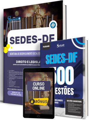 Combo SEDES-DF 2026 - Especialista em Desenvolvimento e Assistência Social (EDAS) - Direito e Legislação