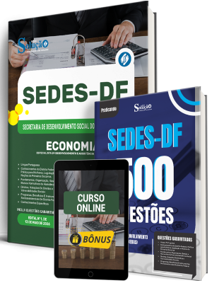 Combo SEDES-DF 2026 - Especialista em Desenvolvimento e Assistência Social (EDAS) - Economia