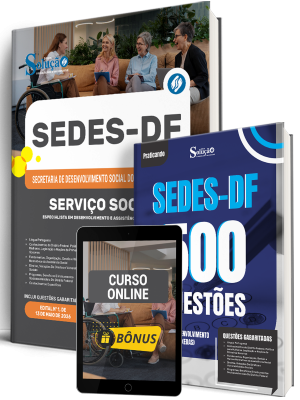 Combo SEDES-DF 2026 - Especialista em Desenvolvimento e Assistência Social (EDAS) - Serviço Social