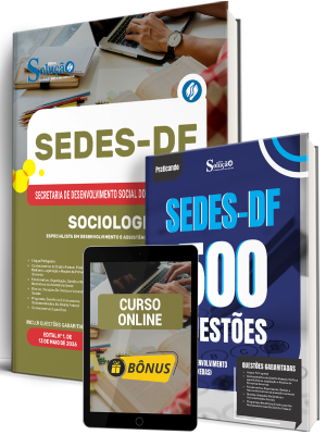 Combo SEDES-DF 2026 - Especialista em Desenvolvimento e Assistência Social (EDAS) - Sociologia