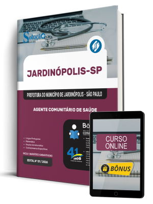 Apostila Prefeitura de Jardinópolis-SP 2026 - Agente Comunitário de Saúde
