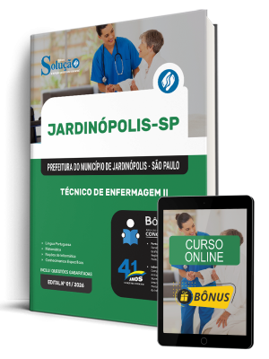 Apostila Prefeitura de Jardinópolis-SP 2026 - Técnico de Enfermagem II