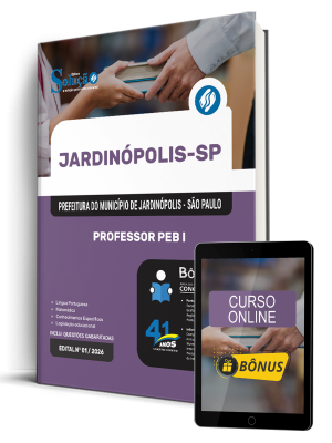 Apostila Prefeitura de Jardinópolis-SP 2026 - Professor PEB I