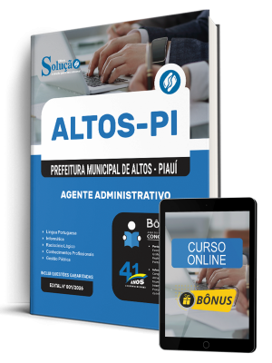 Apostila Prefeitura de Altos-PI 2026 - Agente Administrativo
