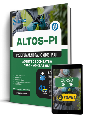 Apostila Prefeitura de Altos-PI 2026 - Agente de Combate a Endemias Classe A