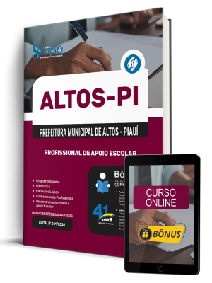Apostila Prefeitura de Altos-PI 2026 - Profissional de Apoio Escolar