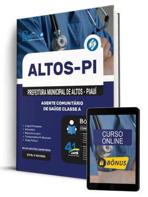 Apostila Prefeitura de Altos-PI 2026 - Agente Comunitário de Saúde Classe A