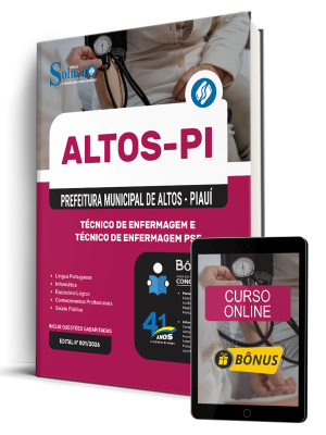 Apostila Prefeitura de Altos-PI 2026 - Técnico de Enfermagem e Técnico de Enfermagem PSF