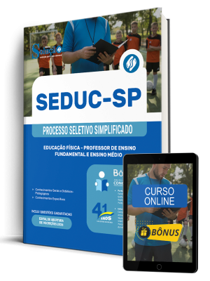Apostila SEDUC-SP 2026 - Professor de Ensino Fundamental e Ensino Médio - Educação Física