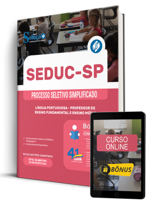 Apostila SEDUC-SP 2026 - Professor de Ensino Fundamental e Ensino Médio - Língua Portuguesa