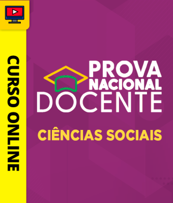 Curso PND - Prova Nacional Docente - Ciências Sociais