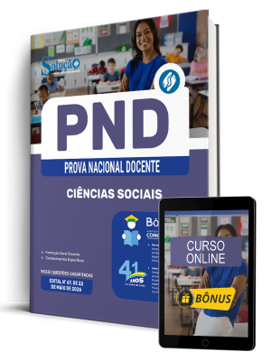 Apostila PND - Prova Nacional Docente 2026 - Ciências Sociais