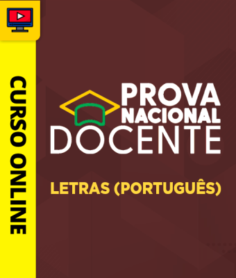 Curso PND - Prova Nacional Docente - Letras (Português)