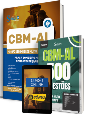Combo CBM-AL 2026 - Praça Bombeiro Militar Combatente (QPBM/1)