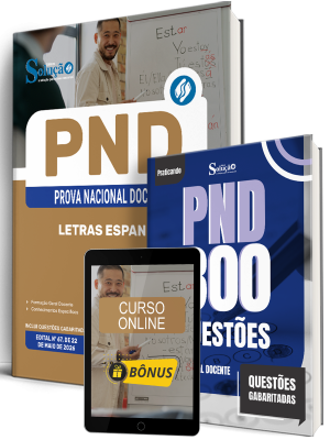 Combo PND - Prova Nacional Docente 2026 - Letras Espanhol