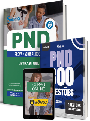 Combo PND - Prova Nacional Docente 2026 - Letras Inglês